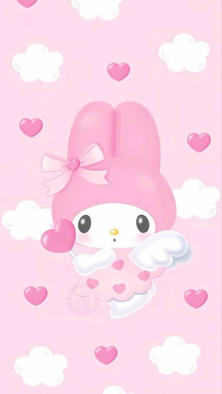 aesthetic cute my melody wallpaper