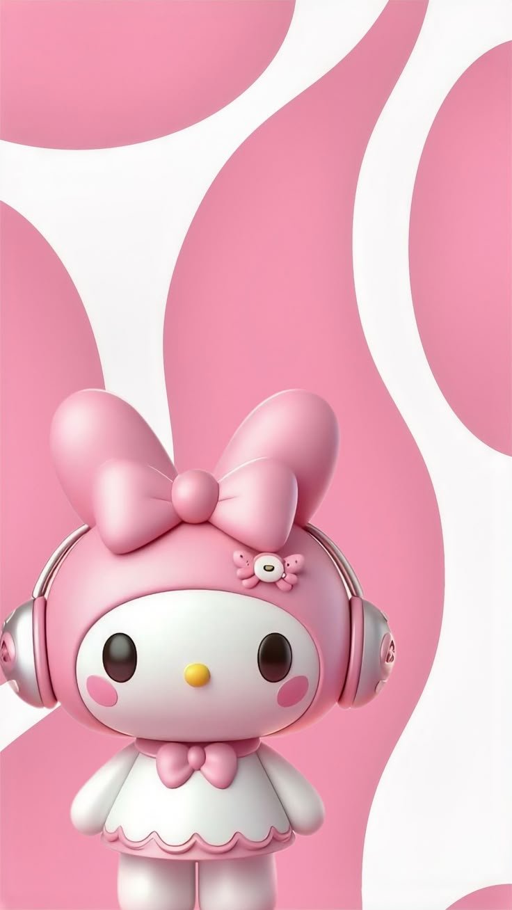 baby kuromi and my melody wallpaper