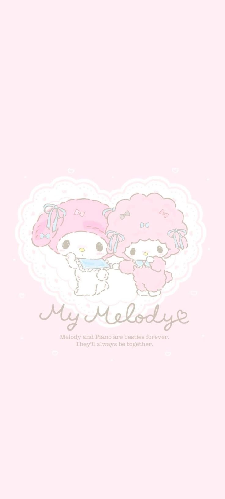 baby kuromi and my melody wallpaper