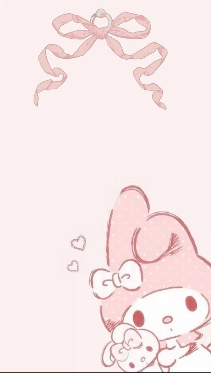 kuromi e my melody wallpaper pc