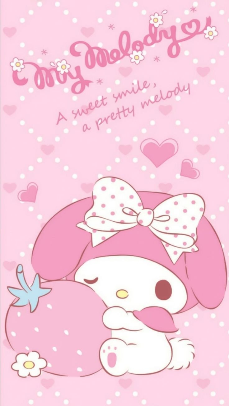 my melody wallpaper acnh