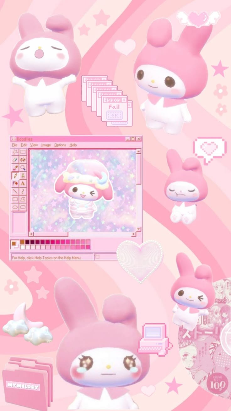 my melody wallpaper baby