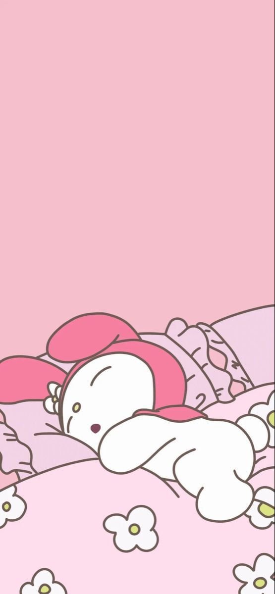 my melody wallpaper black and white