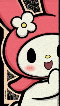 my melody wallpaper dark