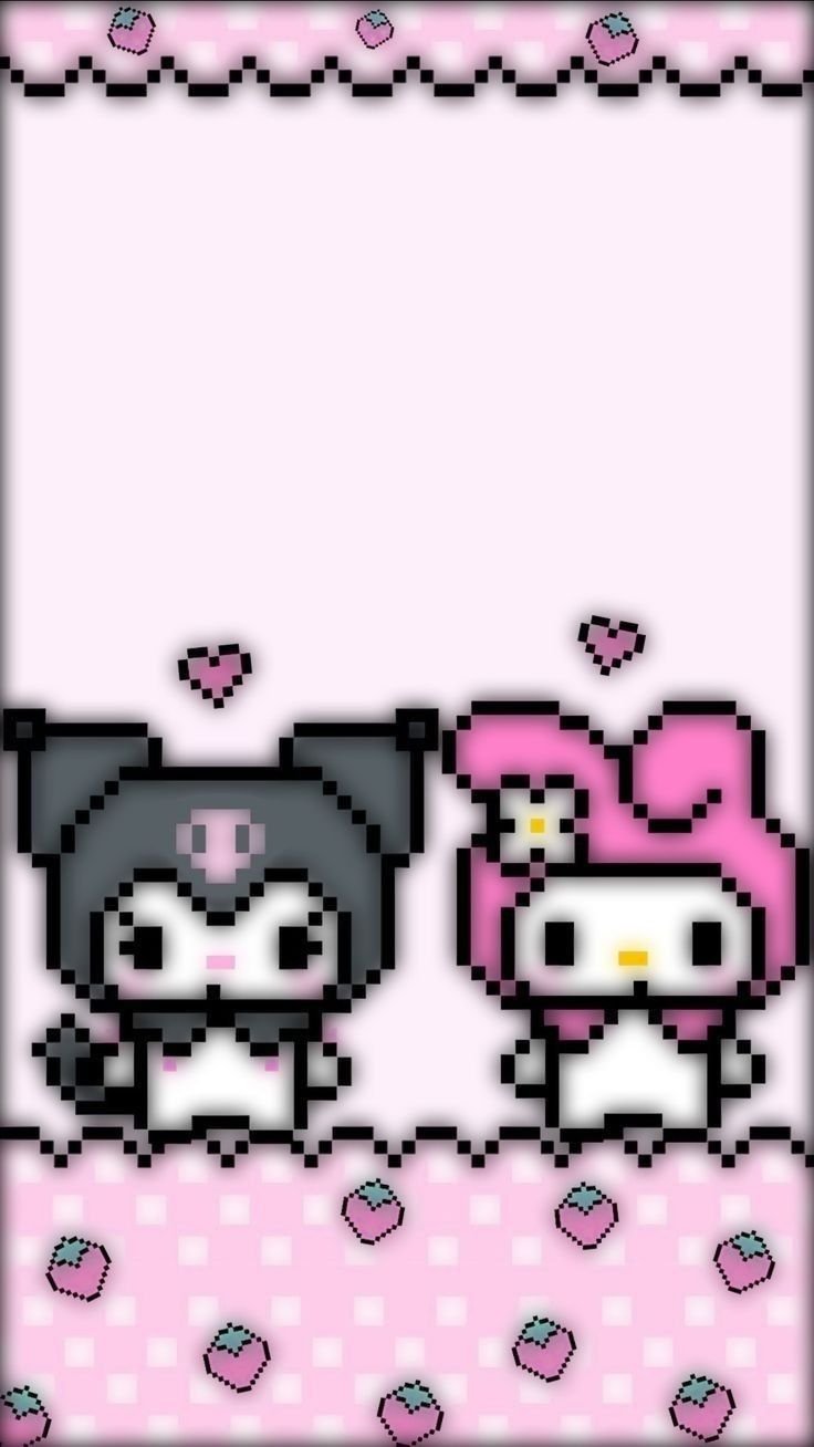 my melody wallpaper drawing