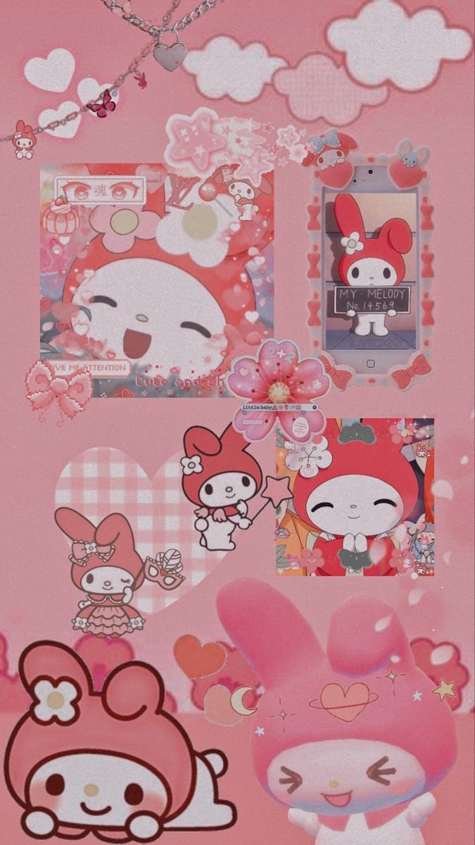 my melody wallpaper emo